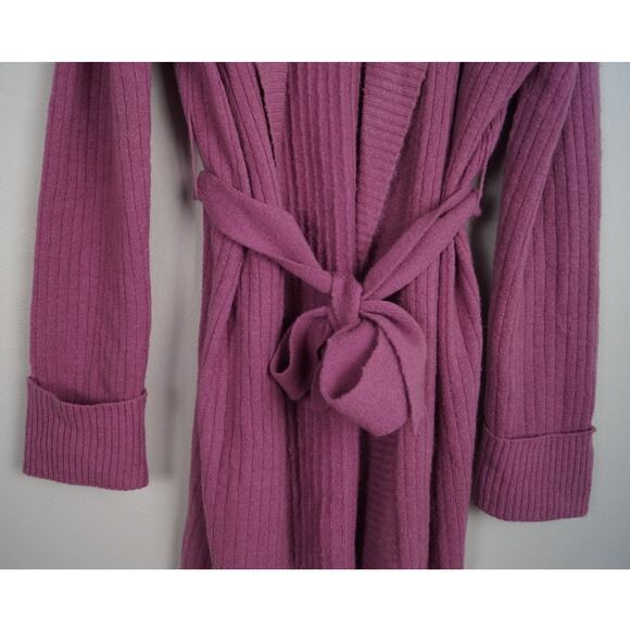 Lovers +‎ Friends Aubree Duster Cardigan Rib Knit Tie Waist Sweater Medium - Picture 6 of 15